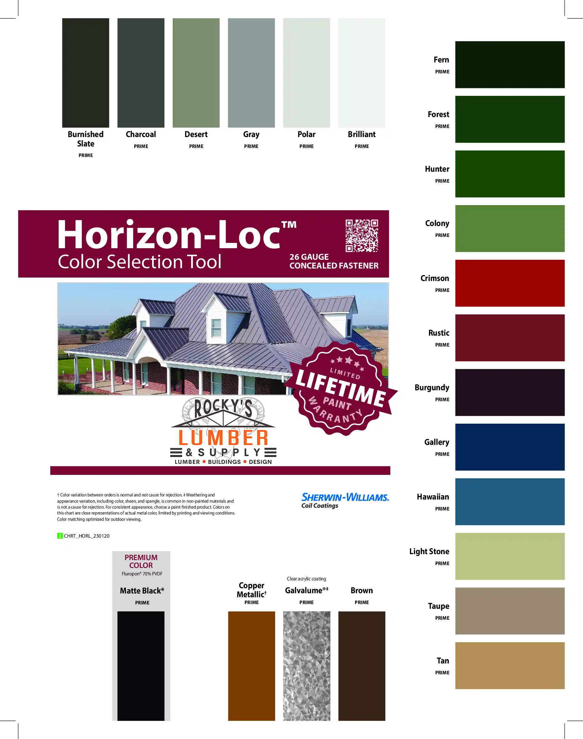 PanelLoc Color Chart 1